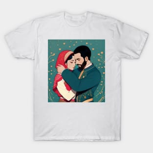 arab couple on wedding night T-Shirt